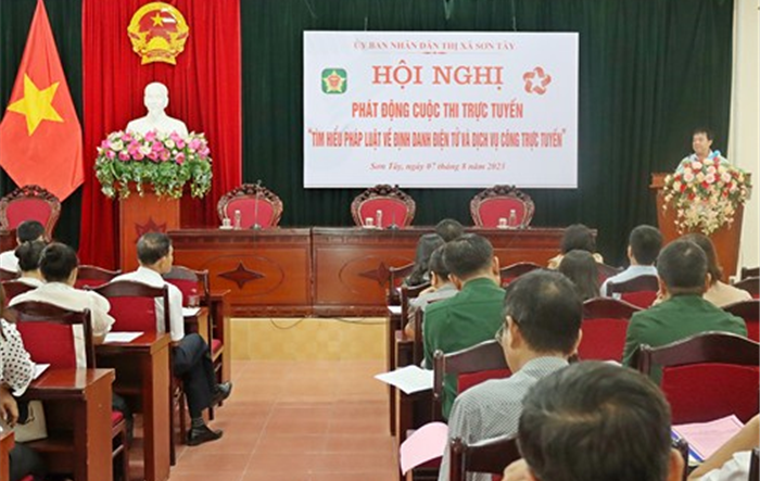 Phát động cuộc thi “Tìm hiểu pháp luật về định danh điện tử và dịch vụ công trực tuyến”