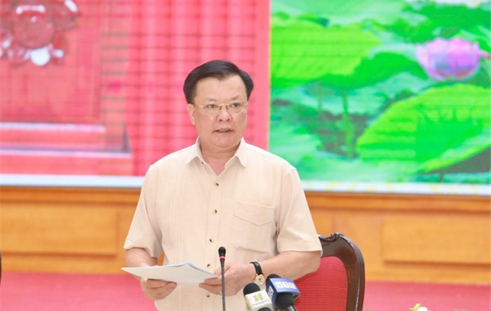 Đồng chí Đinh Tiến Dũng là Trưởng ban Chỉ đạo thực hiện sắp xếp đơn vị hành chính trên địa bàn thành phố Hà Nội