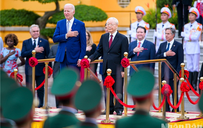 Lễ đón chính thức Tổng thống Hoa Kỳ Joe Biden