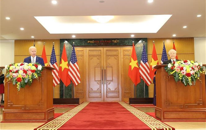 Việt Nam - Hoa Kỳ nâng tầm quan hệ Đối tác Chiến lược Toàn diện vì hòa bình, hợp tác, phát triển bền vững