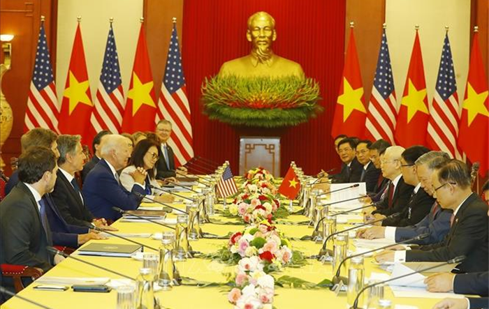 Tuyên bố chung về nâng cấp quan hệ Việt Nam -  Hoa Kỳ lên Đối tác Chiến lược Toàn diện