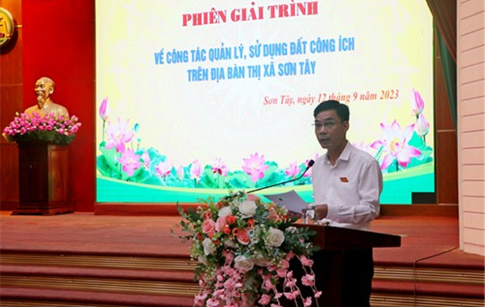 Giải trình công tác quản lý, sử dụng đất nông nghiệp vào mục đích công ích