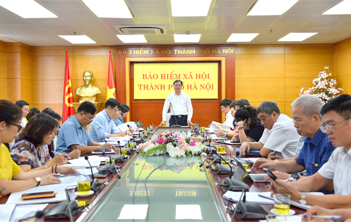 Bảo hiểm xã hội Hà Nội giao ban công tác tháng 9-2023