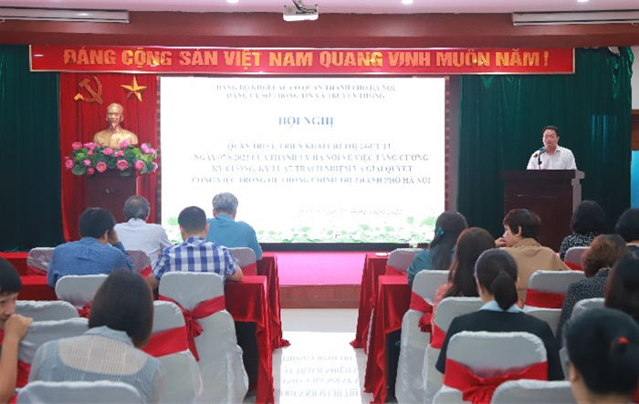 Sở Thông tin và Truyền thông Hà Nội quán triệt Chỉ thị số 24-CT/TU của Ban Thường vụ Thành ủy