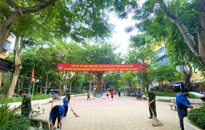 Nhiều đơn vị ra quân hưởng ứng “Ngày Chủ nhật xanh” bảo vệ môi trường