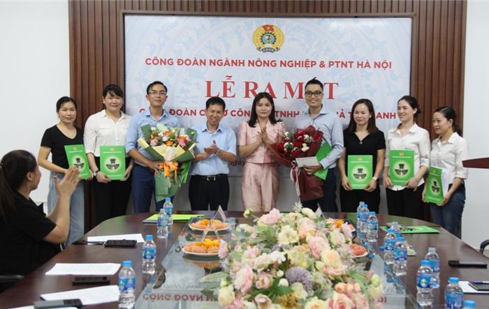 Lễ ra mắt Công đoàn cơ sở Công ty TNHH Hoa quả Thủy Anh