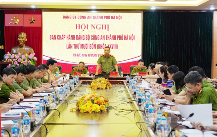 Hội nghị lần thứ 14 Ban Chấp hành Đảng bộ Công an thành phố nhiệm kỳ 2020 - 2025