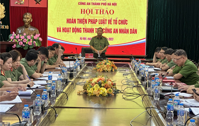 Công an thành phố Hà Nội tham dự Hội thảo “Hoàn thiện pháp luật về tổ chức và hoạt động Thanh tra Công an nhân dân”