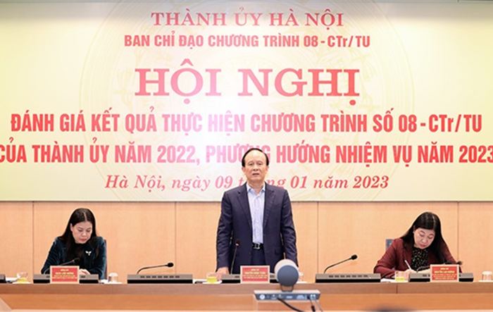 Kiện toàn Ban Chỉ đạo Chương trình số 08-CTr/TU của Thành ủy Hà Nội 