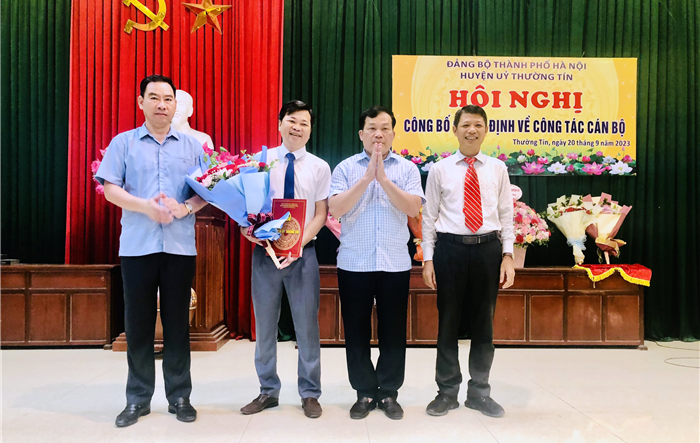 Huyện uỷ Thường Tín có tân Chánh Văn phòng