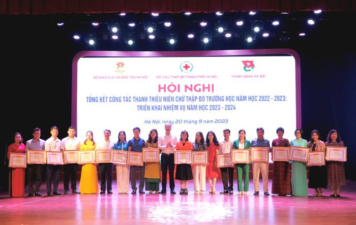 Tổng kết công tác Chữ thập đỏ trường học, năm học 2022 - 2023, triển khai nhiệm vụ năm học 2023 - 2024