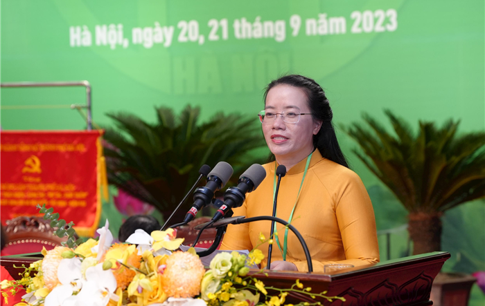 Đồng chí Phạm Hải Hoa tái đắc cử Chủ tịch Hội Nông dân thành phố Hà Nội khóa X