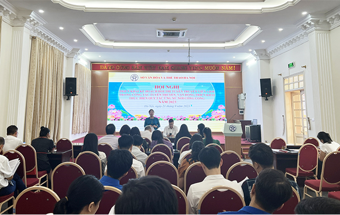Triển khai kế hoạch tổ chức Hội thi tuyên truyền viên giỏi trong vận động thực hiện Quy tắc ứng xử nơi công cộng