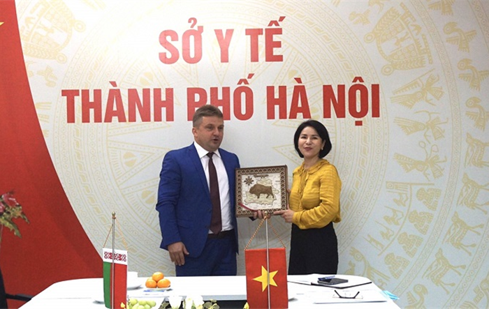 Sở Y tế Hà Nội tiếp đoàn công tác y tế Cộng hòa Belarus 