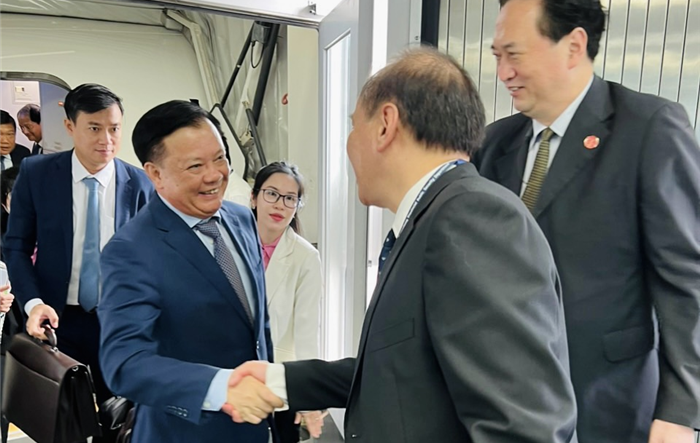 Đoàn đại biểu cấp cao thành phố Hà Nội bắt đầu thăm và làm việc tại Trung Quốc