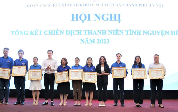 Đoàn Khối các cơ quan thành phố tổng kết Chiến dịch thanh niên tình nguyện Hè năm 2023