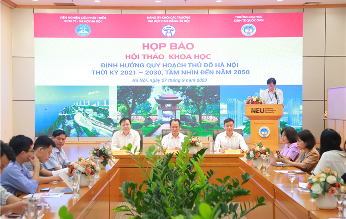“Hội thảo khoa học định hướng Quy hoạch Thủ đô Hà Nội thời kỳ 2021 - 2030, tầm nhìn đến năm 2050” sẽ diễn ra vào sáng 27-9