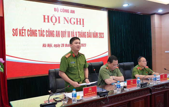 Bộ Công an sơ kết công tác 9 tháng đầu năm 2023