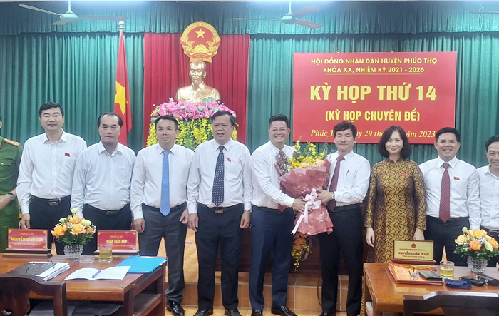 Huyện Phúc Thọ có tân Phó Chủ tịch UBND huyện