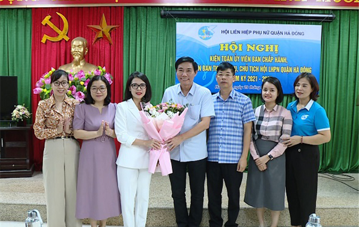 Quận Hà Đông có tân Chủ tịch Hội Liên hiệp Phụ nữ khoá XXI, nhiệm kỳ 2021-2026