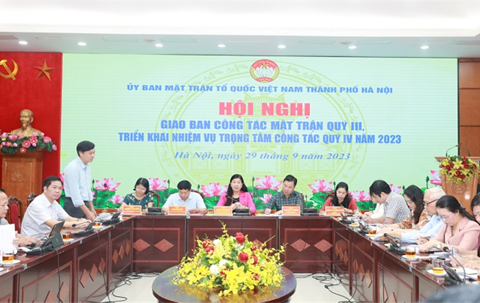 Uỷ ban MTTQ các cấp tập trung tổ chức Tháng cao điểm Vì người nghèo, Kỷ niệm 20 năm Ngày hội Đại đoàn kết toàn dân tộc thiết thực, hiệu quả