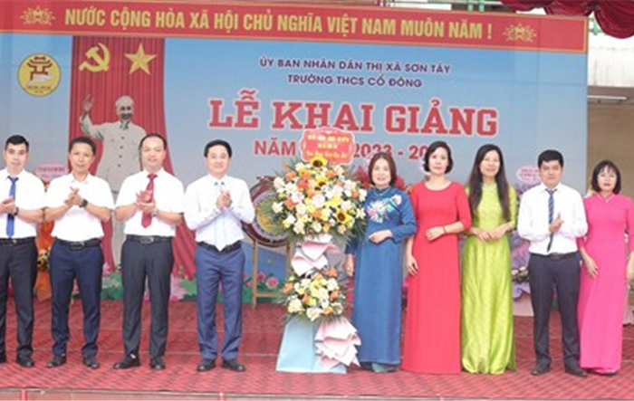 Gần 33.000 học sinh, giáo viên ở Sơn Tây chào đón năm học mới 2023 - 2024