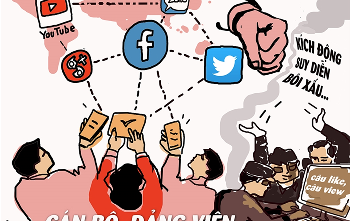 Cán bộ, đảng viên làm gì trên không gian mạng?
