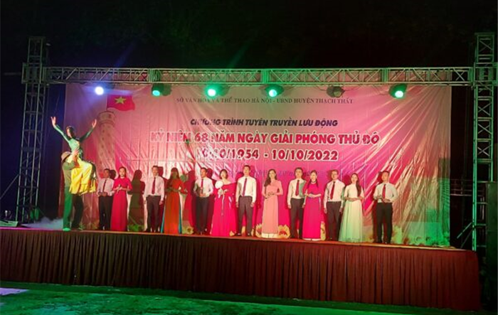 Hội thi tuyên truyền lưu động thành phố lần thứ XV với chủ đề: Xây dựng và phát triển Thủ đô “Văn hiến - Văn minh - Hiện đạ