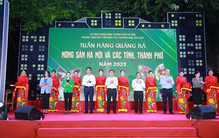 Khai mạc Chương trình "Tuần hàng quảng bá nông sản Hà Nội và các tỉnh, thành phố năm 2023"