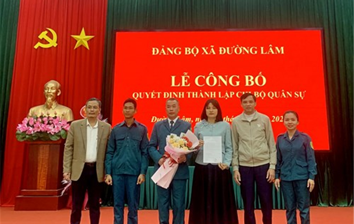 Thị xã Sơn Tây phấn đấu thành lập chi bộ quân sự các xã, phường xong trước ngày 31-1-2024