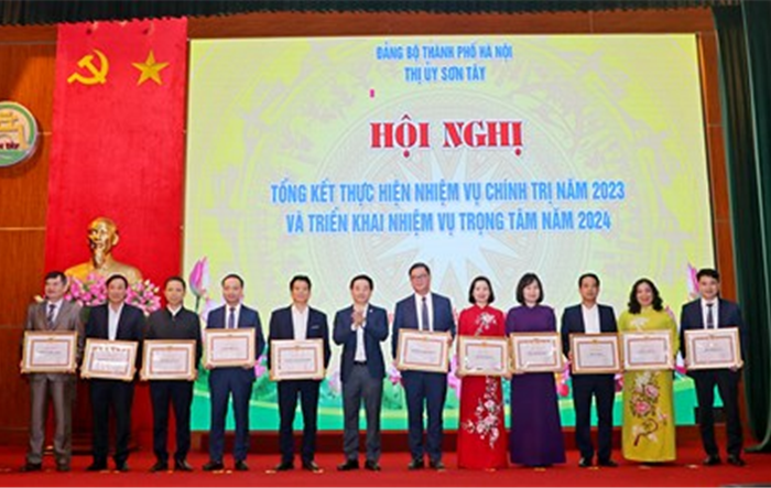 Thị xã Sơn Tây triển khai nhiệm vụ công tác trọng tâm năm 2024
