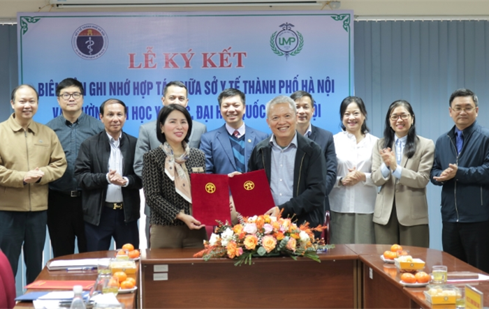 Sở Y tế ký kết hợp tác với Trường Đại học Y Dược, Đại học Quốc gia Hà Nội