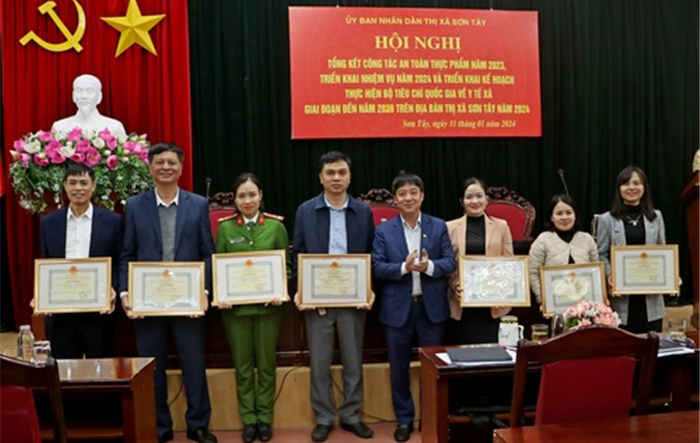Thị xã Sơn Tây triển khai công tác an toàn thực phẩm năm 2024