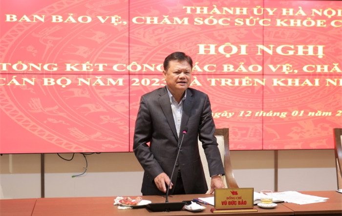 Ban Bảo vệ, chăm sóc sức khoẻ cán bộ thành phố tổng kết công tác bảo vệ, chăm sóc sức khoẻ cán bộ năm 2023