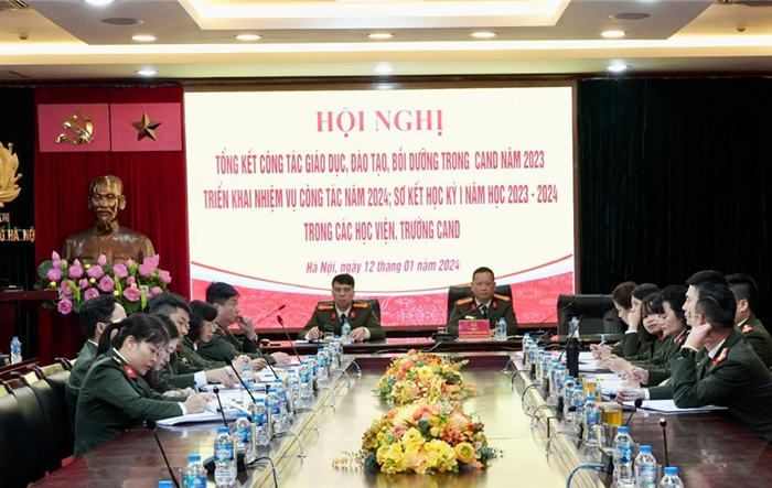 Bộ Công an tổ chức hội nghị triển khai nhiệm vụ đào tạo năm 2024