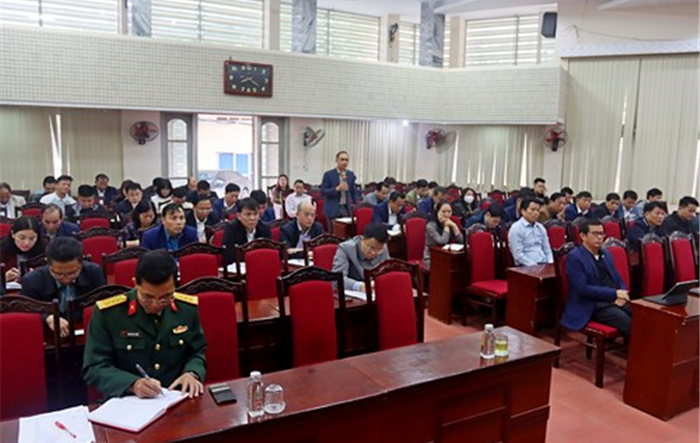Thị xã Sơn Tây tổ chức hội nghị giao ban tháng 1-2024