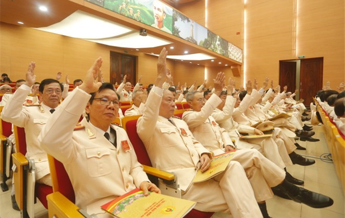 Phiên trù bị Đại hội thành lập Hội cựu CAND thành phố, nhiệm kỳ 2024-2029