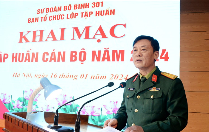 Sư đoàn Bộ binh 301 khai mạc tập huấn cán bộ năm 2024