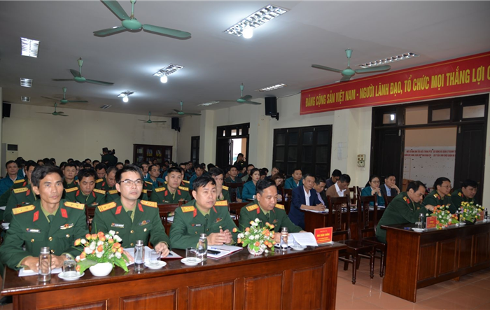 Ban CHQS quận Hà Đông: Khai mạc lớp tập huấn cán bộ dân quân tự vệ trên địa bàn quận năm 2024