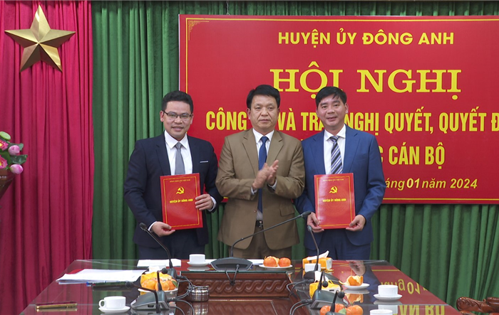 Huyện uỷ Đông Anh tổ chức hội nghị công bố quyết định về công tác cán bộ