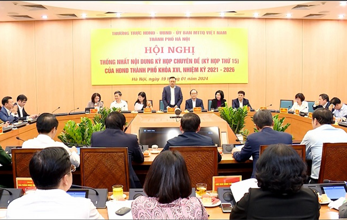 Kỳ họp chuyên đề tháng 3-2024 của HĐND thành phố Hà Nội sẽ xem xét 17 nội dung