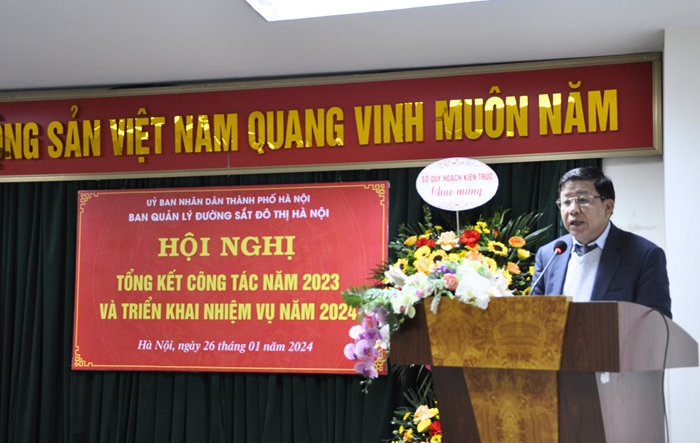 Ban Quản lý Đường sắt đô thị Hà Nội triển khai nhiệm vụ năm 2024