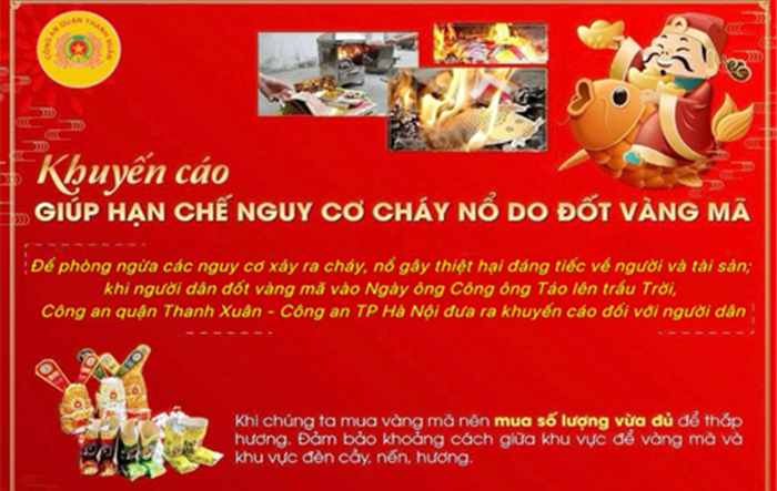 Khuyến cáo đảm bảo an toàn PCCC trong cúng lễ,  thắp hương, đốt vàng mã dịp Lễ - Tết