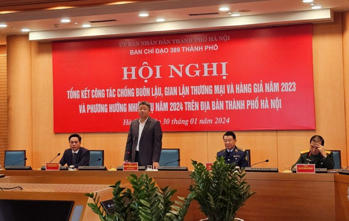 Thành phố Hà Nội: Ban Chỉ đạo 389 thành phố triển khai nhiệm vụ năm 2024