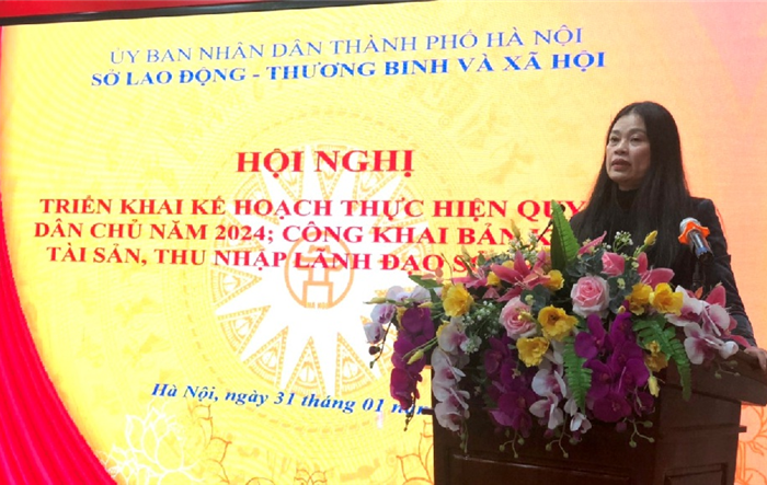 Sở Lao động - Thương binh và Xã hội Hà Nội triển khai kế hoạch thực hiện Quy chế dân chủ năm 2024