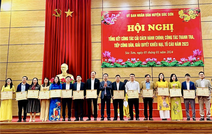 Huyện Sóc Sơn tổng kết công tác cải cách hành chính, công tác thanh tra, tiếp công dân và giải quyết khiếu nại tố cáo năm 2023