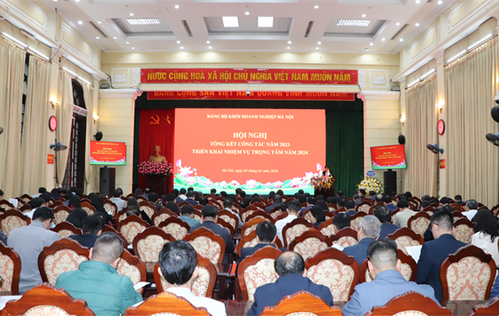 Đảng ủy Khối Doanh nghiệp Hà Nội triển khai 10 nhiệm vụ trọng tâm năm 2024