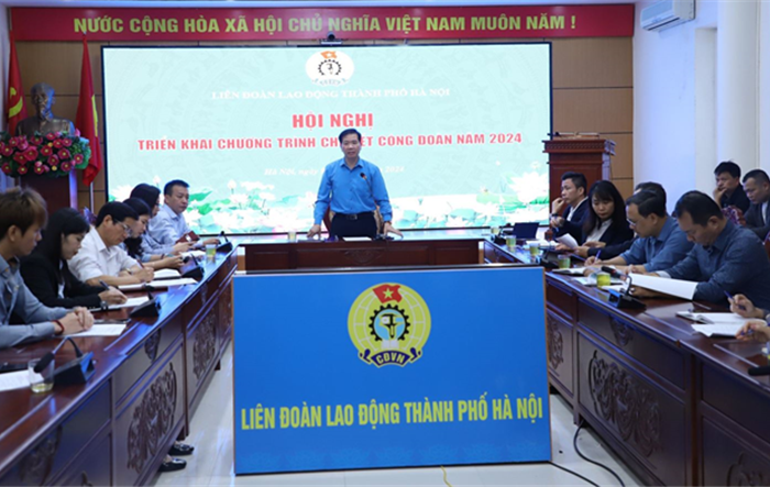 Liên đoàn Lao động thành phố tổ chức các gian hàng "0 đồng" tại Chợ Tết Công đoàn 2024