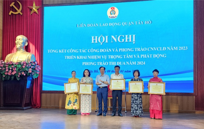 Liên đoàn Lao động quận Tây Hồ: Triển khai các phong trào thi đua gắn với việc thực hiện các nhiệm vụ chính trị