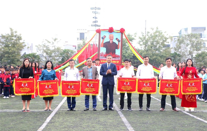 Khai mạc Hội khỏe Phù Đổng huyện Hoài Đức năm học 2023 - 2024